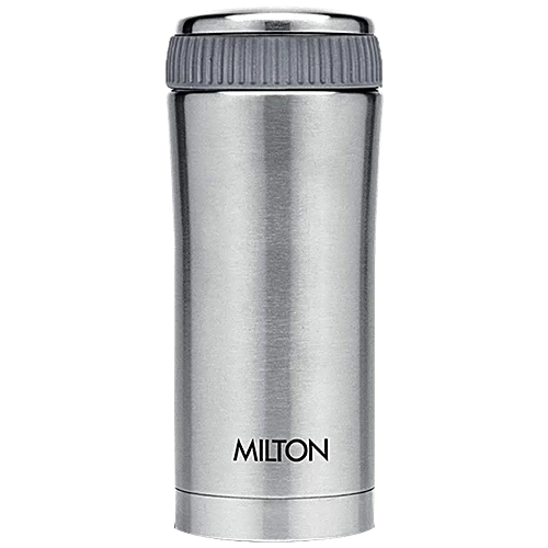 Thermo steel - Optima 350, Hot & Cold Flask, Leak-Proof, Durable, Silver, 350 ml
