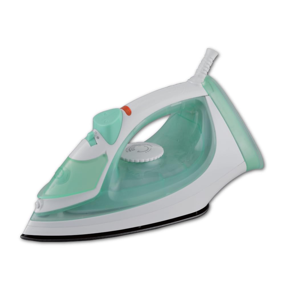 Usha 3816 1600W Steam Iron with Shock Proof Body | Teflon Coated Soleplate | Powerful Steam Output upto18gm/min | 280ml Water Tank Capacity | Overheat Safety Shutoff