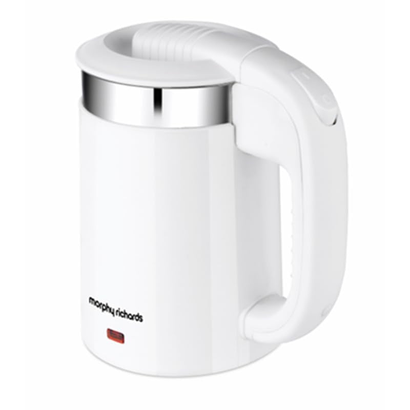 Luxe Beauty 700W Electric Travel Kettle, 0.5L Capacity with Cool Touch & Double Wall Stainless Steel – Elegant Design