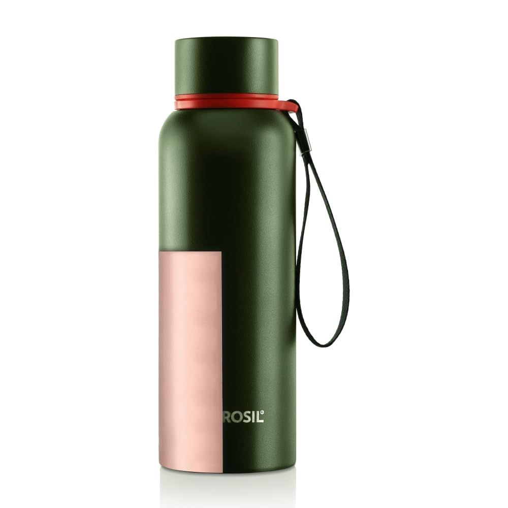 Trek Green 700ML Hot n Cold Stainless Steel Bottle (BT700GRN103) – 20 Hours Hot, 24 Hours Cold, Wide Mouth, Durable Finish