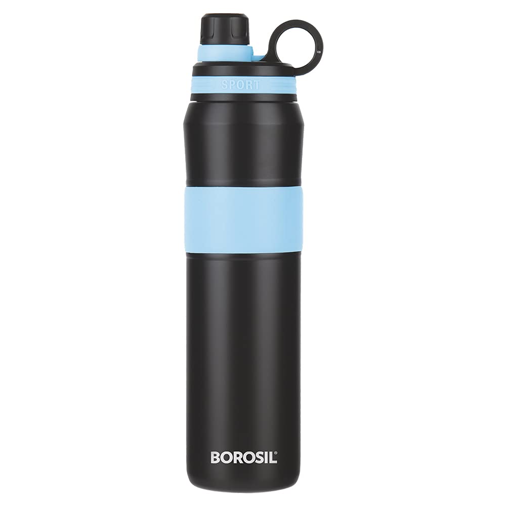 ThirstBurst Arctic Stainless Steel Bottle 800ML – Hot & Cold, 12 Hrs Hot, 12 Hrs Cold, Leakproof, Copper Coated Insulation