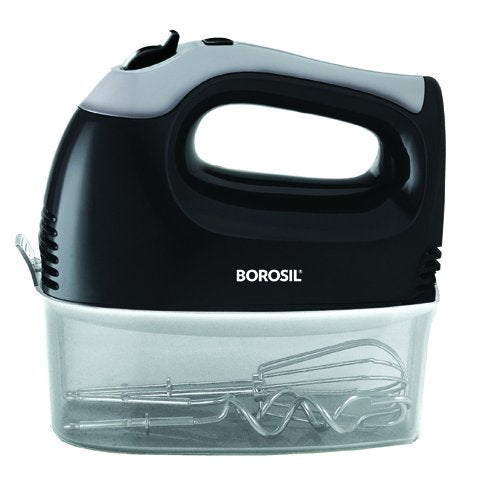 Borosil Smartmix 300-Watt Hand Mixer, Black