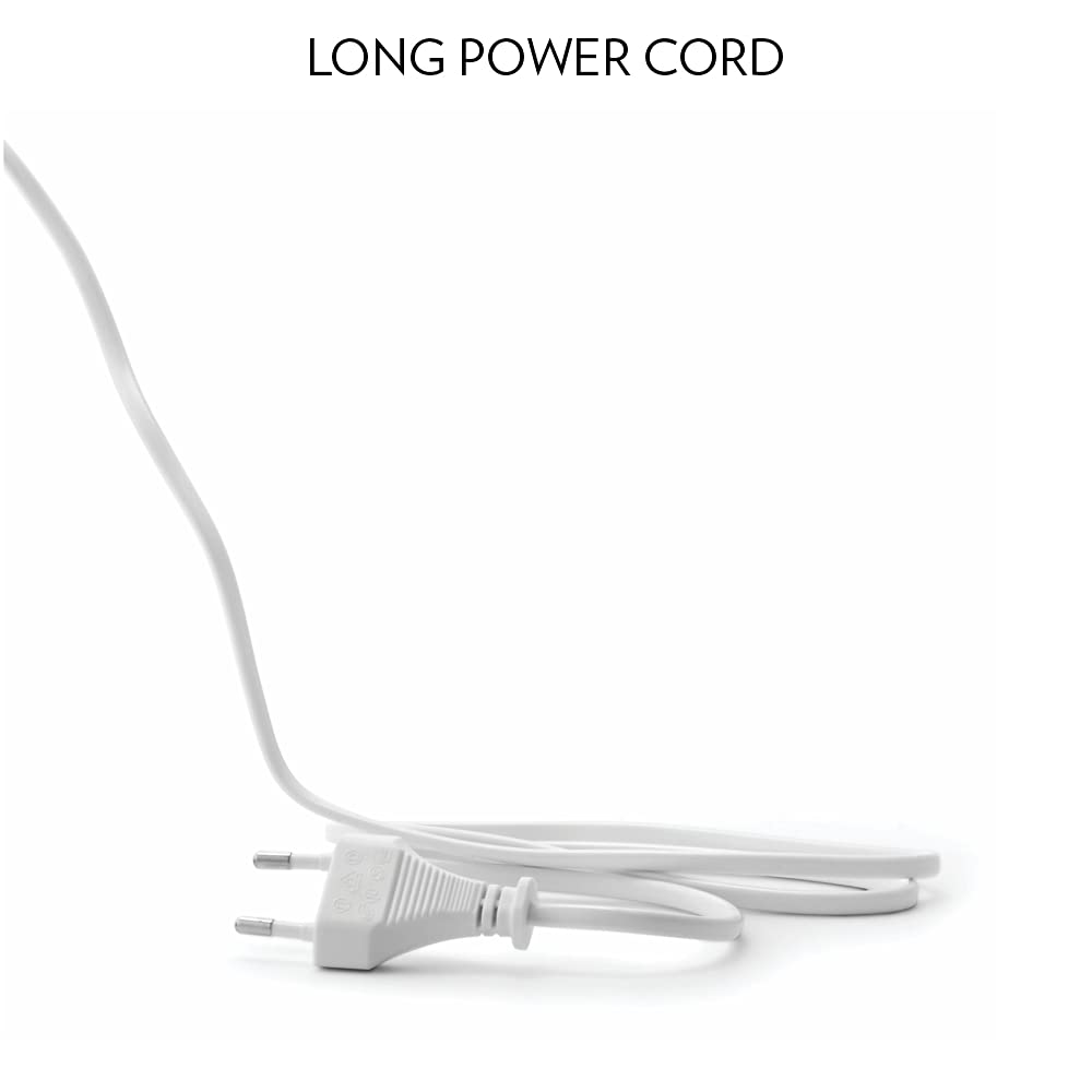 Borosil Masterblend Hand Blender, Electric Hand Blender, Dual Speed Options, Stainless Steel Blades, For Blending & Pureeing, 500 W, White