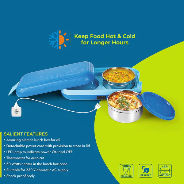 Signoraware E-Hot Electric Steel Lunch Box