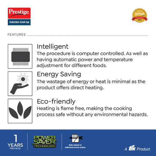 Rio ICT 1200W Induction Cooktop with Indian Menu Options | Energy Saving | Automatic Voltage Regulator | Portable & Eco-Friendly Design