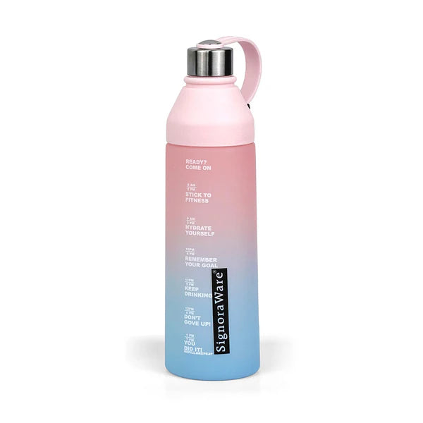SignoraWare Pure Fuel Plastic Water Bottle 800ml Pink
