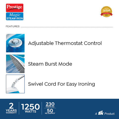 Magic Steam Iron PSI 10 - 1200W
