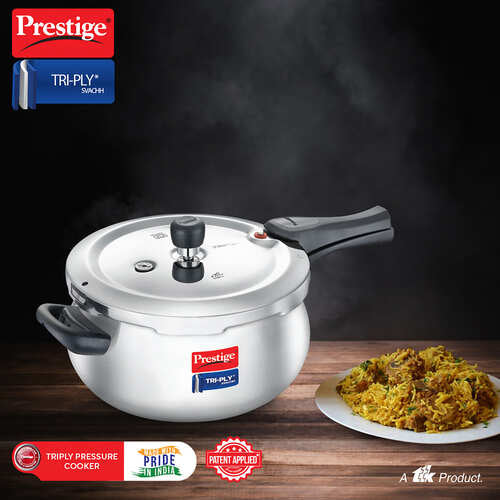 Prestige SVACHH TRI-PLY HANDI PRESSURE COOKER 3 LITRE  20706
