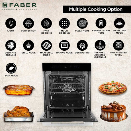 Faber Built in Oven FBIO 83L 15F BK