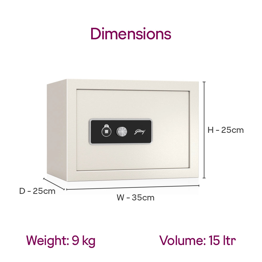 NX Pro Key Lock (15L) Ivory Home Locker