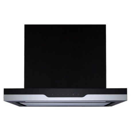 Elica METEORITE UC35 EDS PLUS HE LTW 60 NERO T4V LED S 60cm Wall Mounted Chimney Under Cabinet Chimney Stainless Steel + Mirror Finish Black Glass