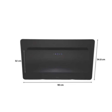ELICA EFL GRACEFUL HE LTW 90 BK TC3V LED