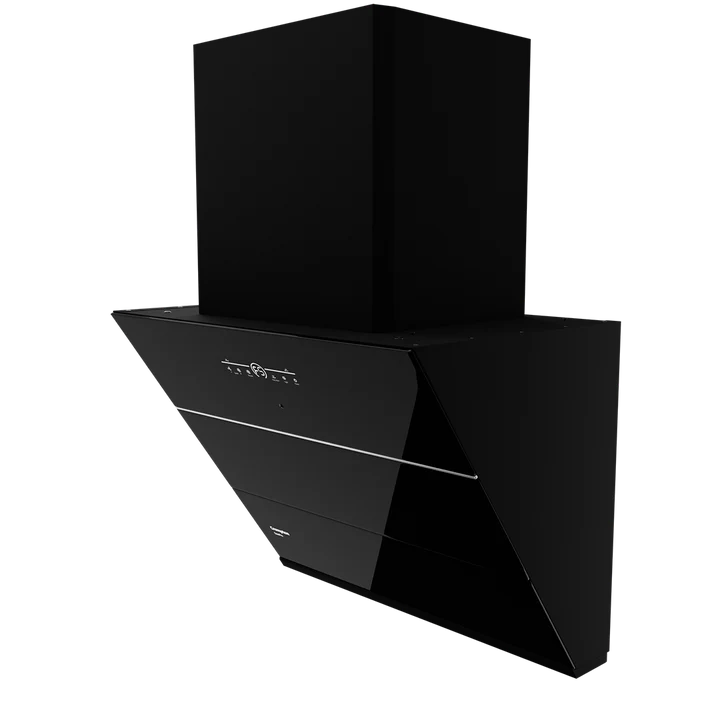 CHD-QPVI60FLE-IND Inclined Wall Mounted Chimney 60 cm Quietpro Series