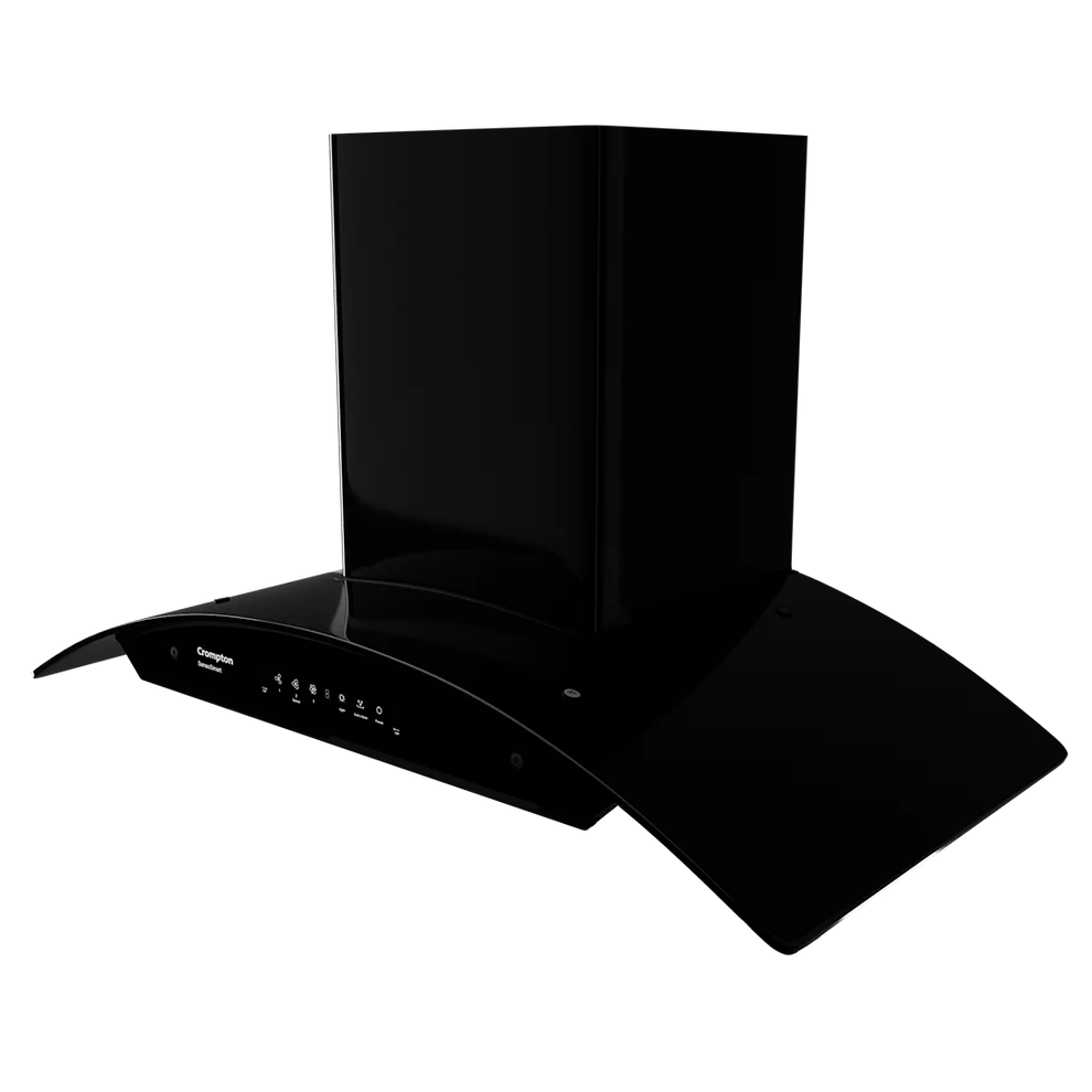 SensoSmart Curved 90cm Filterless Auto-Clean Chimney with SmartON, Gesture Control & Silent Inverter Motor