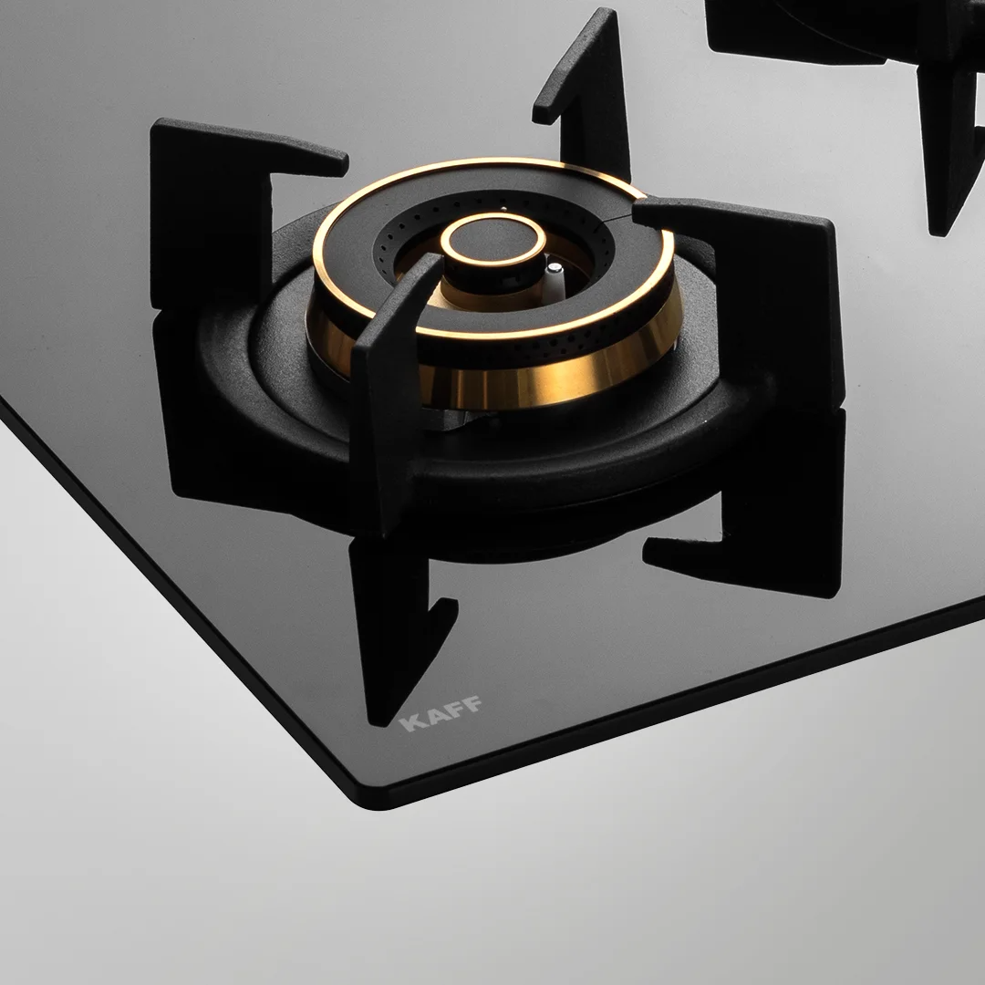 INF 783 Built-In Hob | Auto Ignition | 3 Full Brass High-Efficiency Burners | Triple & Dual Ring Burners | Flame Failure Device