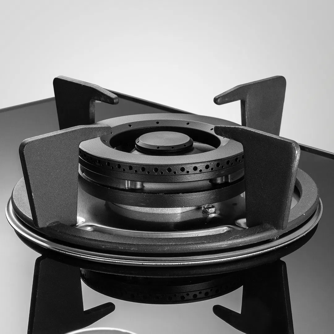 8 MM Thick Toughened Glass Bevelled Black Tempered Glass (Black)