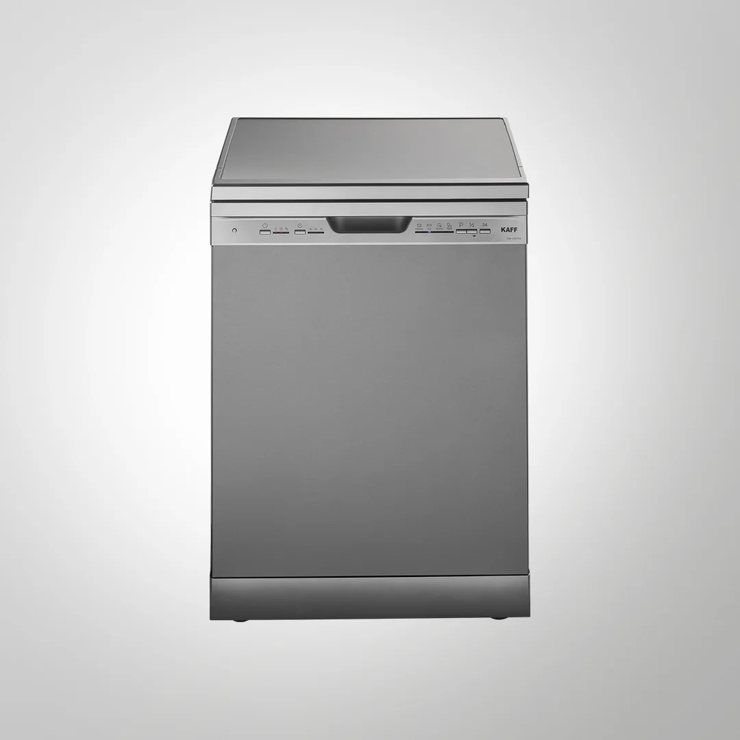 DW CENTRA 60 Premium Silver Finish Front Free Standing Dishwasher