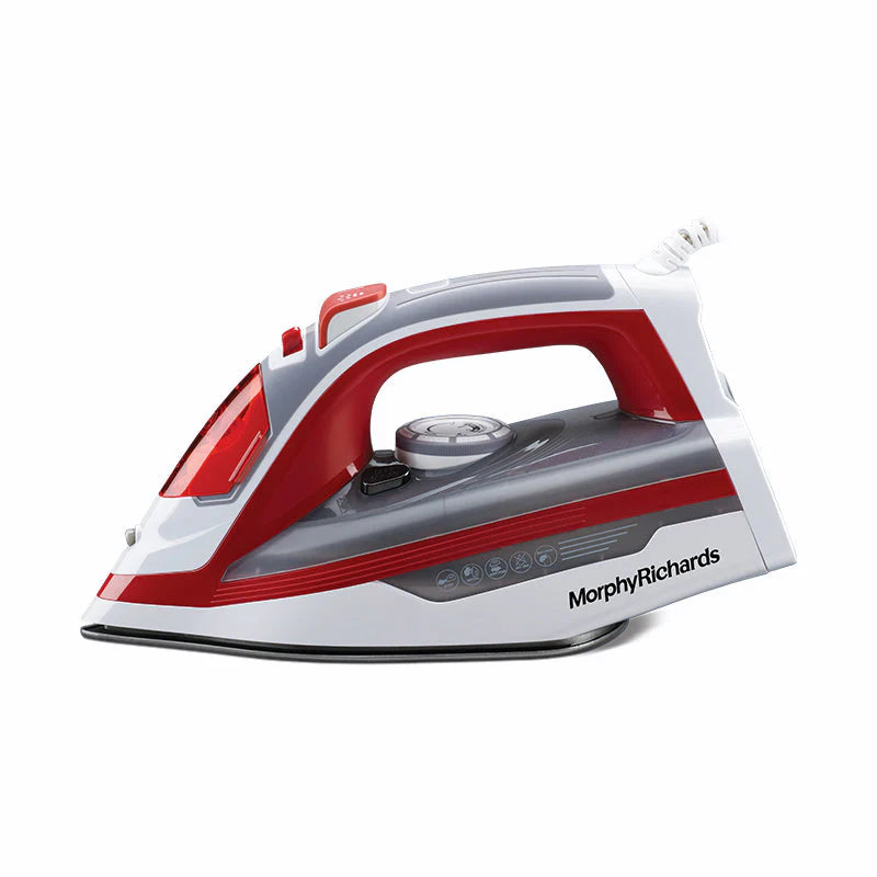 Ultra Glide Steam Iron, 1600W, Teflon Coated Soleplate, 350ml Water Tank, Turbo Boost Mode, Self-Cleaning