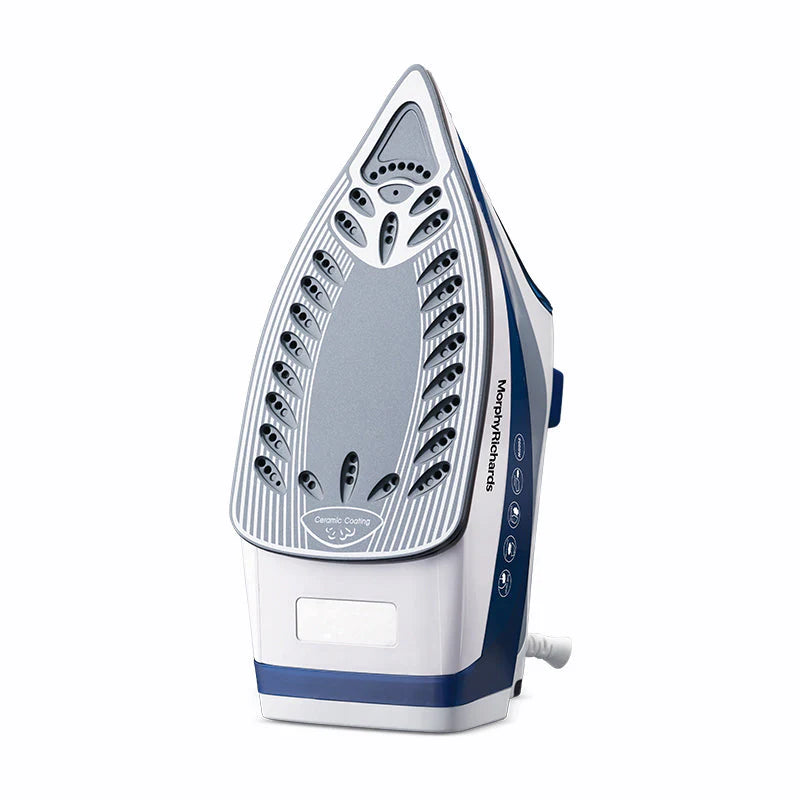 Super Glide Steam Iron, 2000W, Ceramic Soleplate, 350ml Water Tank, Turbo Steam Burst, Anti-Calc Function