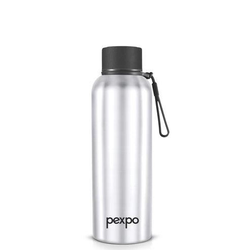 Pexpo Bravo Hot & Cold Water Bottle 500 ML Silver