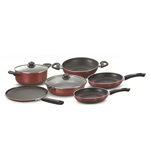 Omega Deluxe Aluminium Non-Stick 6 Pc Cookware Set