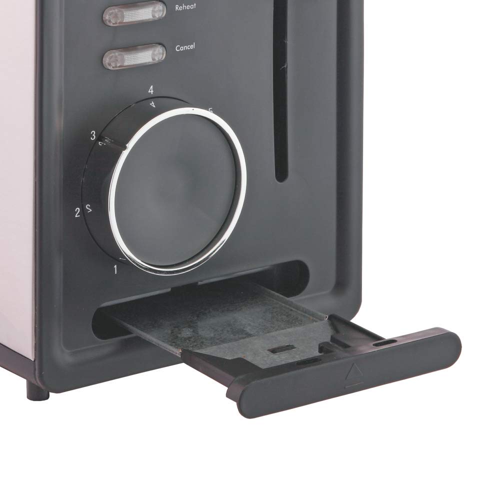 850-Watt Krispy Pop-up Toaster (Black)