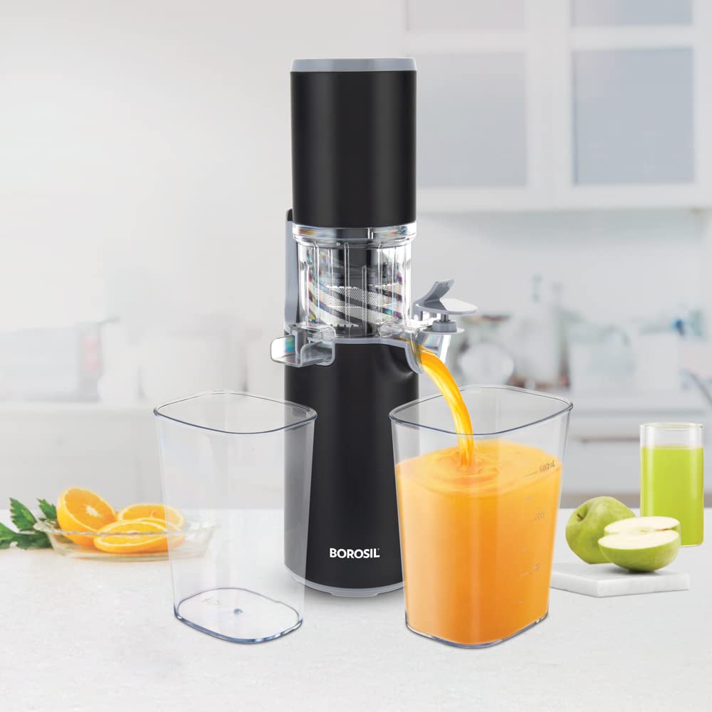Borosil Easy Juice Cold Press Slow Juicer Cold Press Slow Juicer