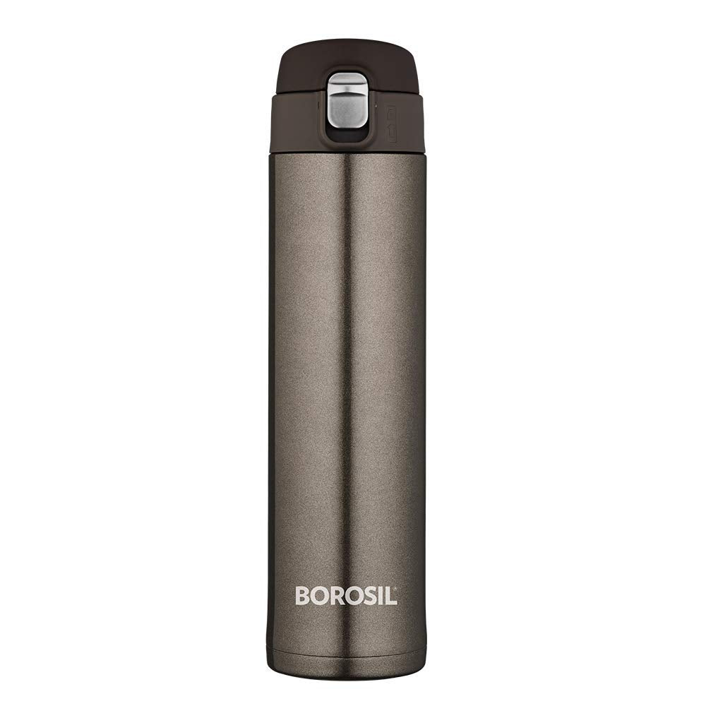 Nova Titanium Stainless Steel Hot & Cold Bottle – 500 mL (BTS00TM112) | Leak-Proof Sipper Bottle for On-the-Go