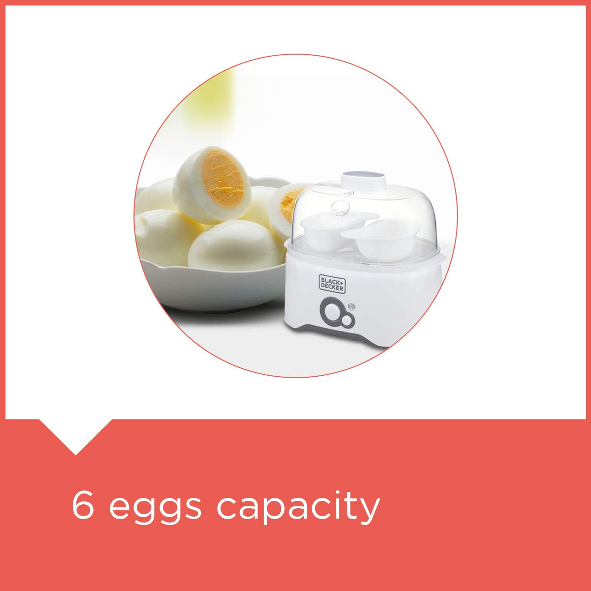 BLACK+DECKER EGG COOKER BXEG2801IN 280W