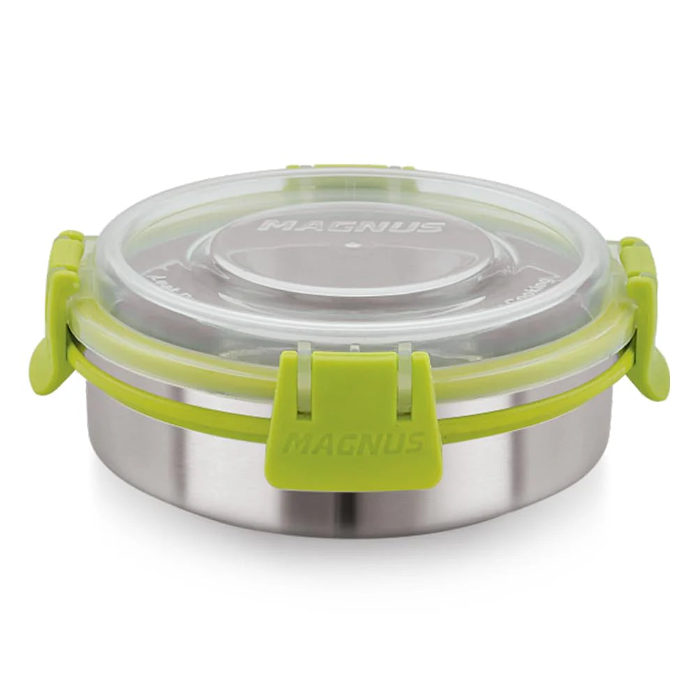 Klip Lock Stainless Steel Airtight Leakproof Storage Container 260ML – Compact Chocolate Container, Ideal Lunch Box for Office Men, Women & Kids