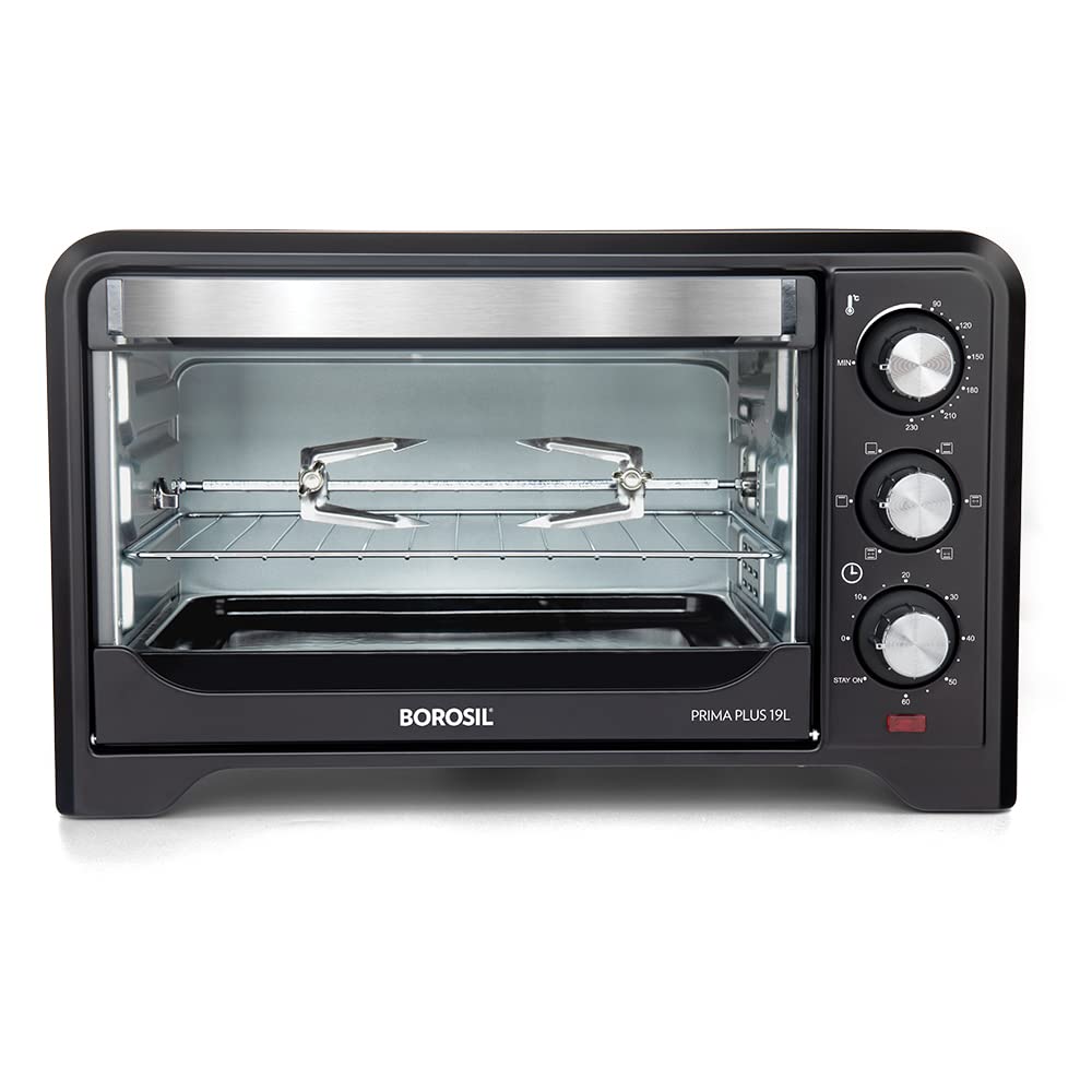 Borosil Prima Plus 19L Oven Toaster Griller (OTG) Convection Heating ₹5,992  MRP : ₹7,490