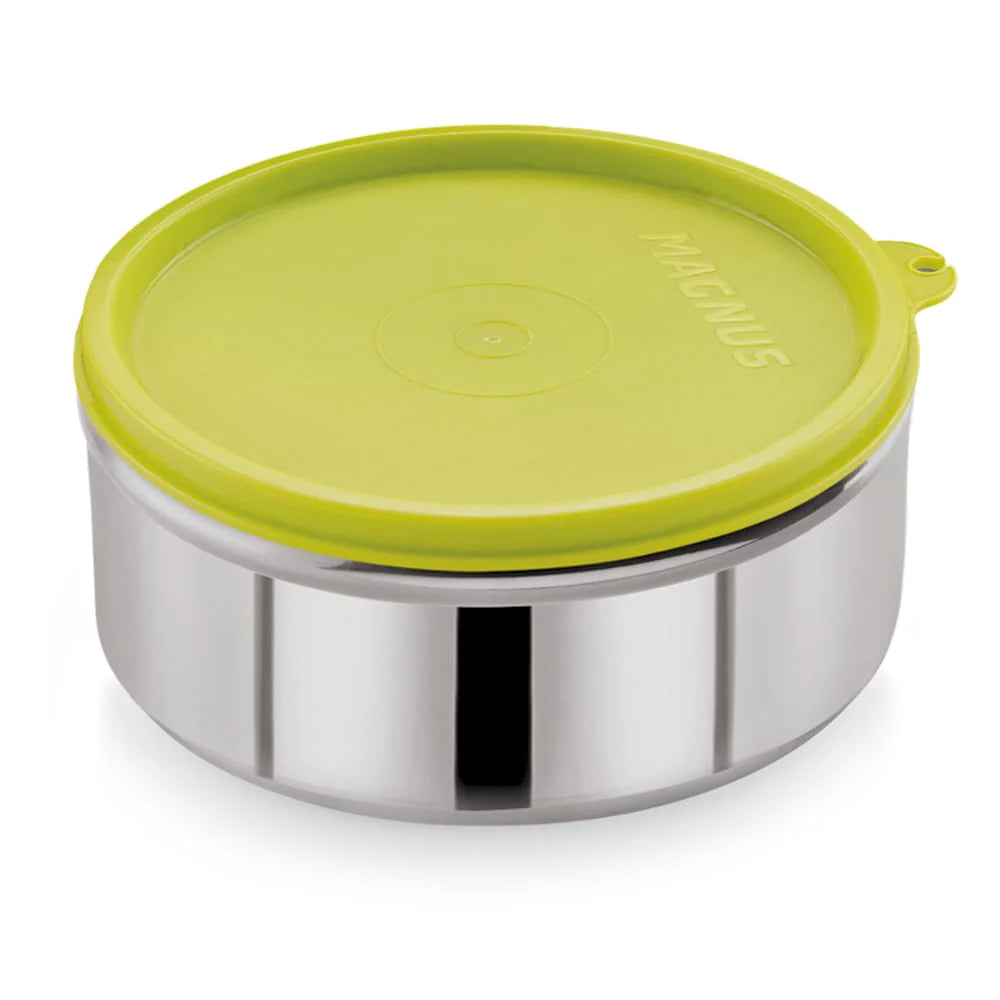 Stainless Steel Airtight Leakproof Storage Container with Easy Lock, 420ML | Kitchen Accessories, Lunch Box for Office Men, Adults & Kids