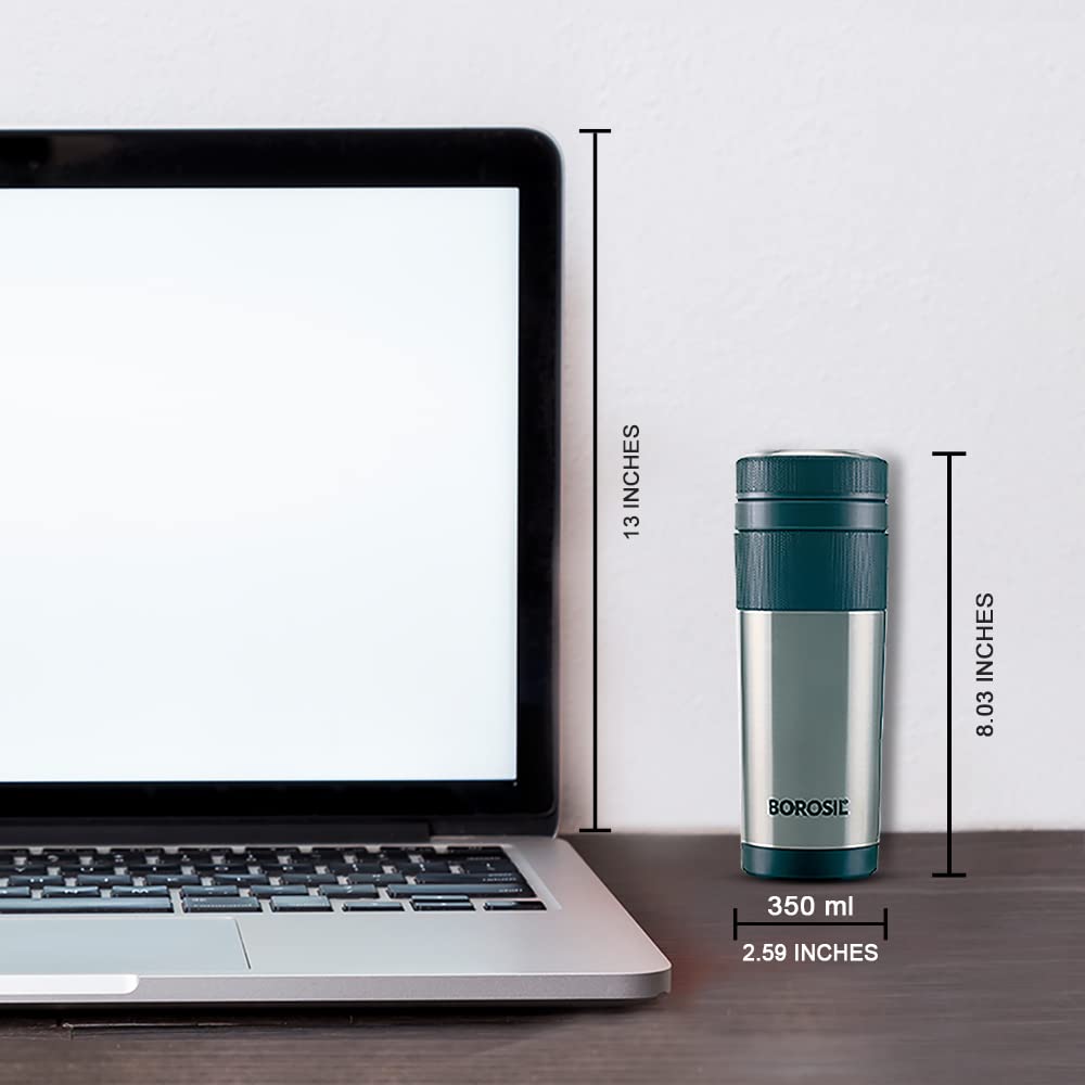 Travelmate Insulated Mug 350ML Stainless Steel | Spill Proof Travel Mug | BT350SSB109