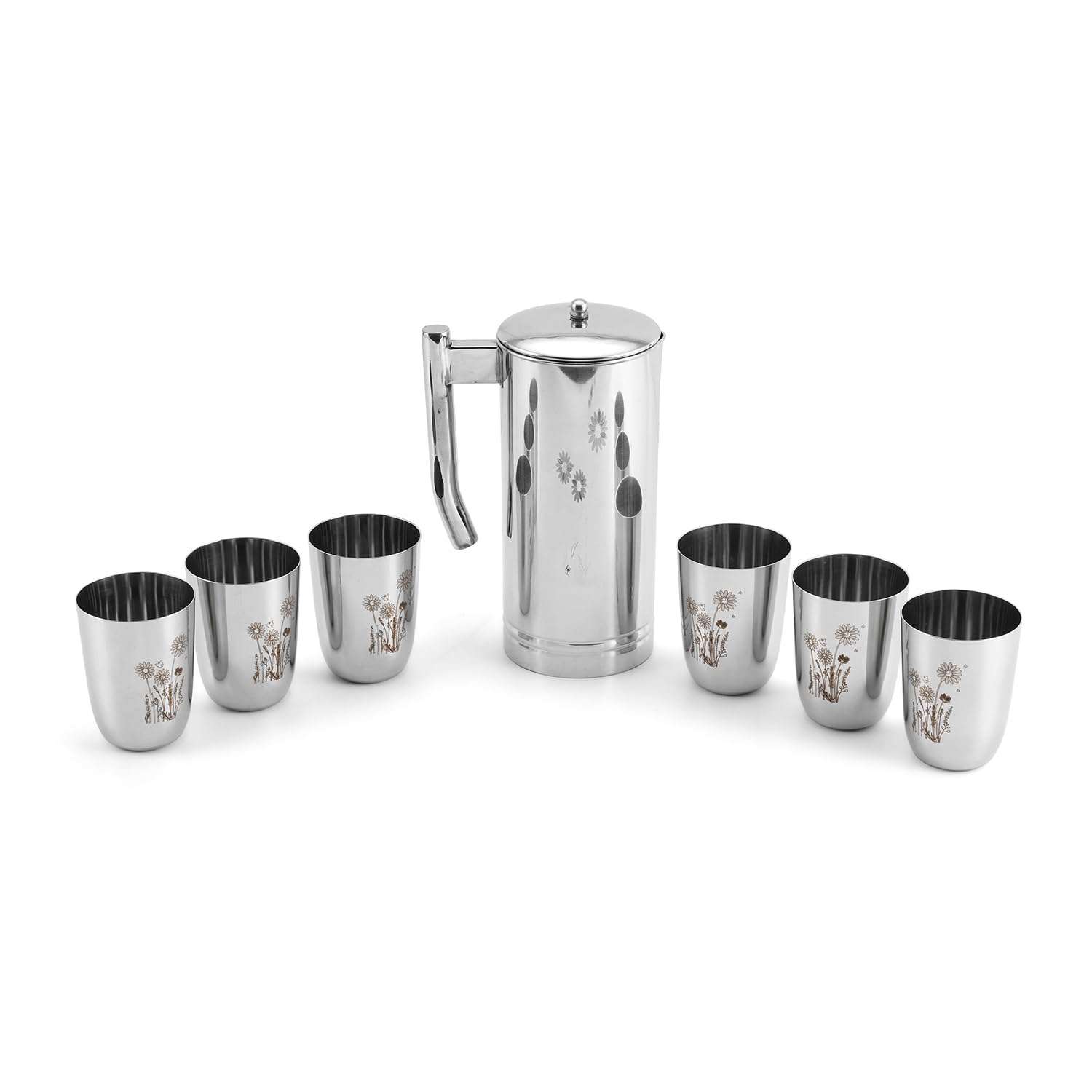 Premium Pattern Stainless Steel Dinner Set of 41 Pcs