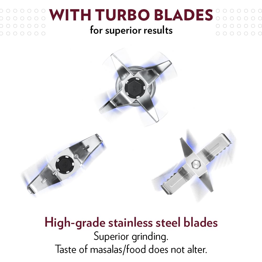 Borosil Best Mixer Grinder 500 W, 3 Jars