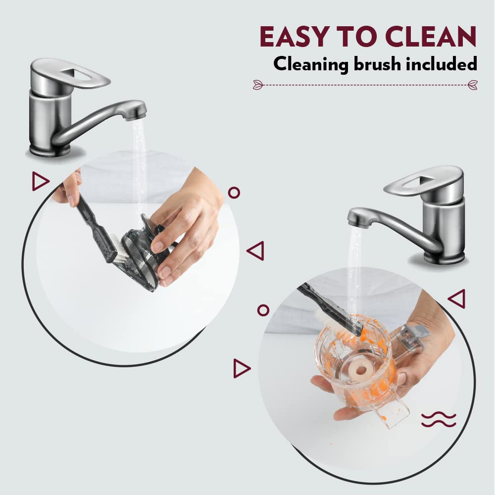 Borosil Easy Juice Cold Press Slow Juicer Cold Press Slow Juicer