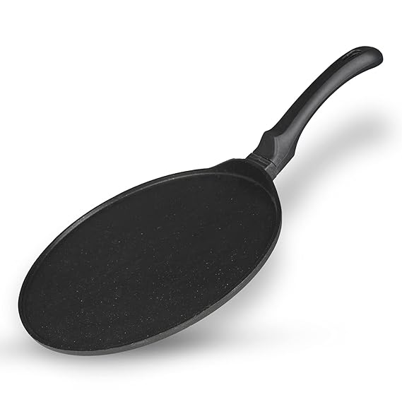 Senator Die-Cast Aluminium Non-Stick Dosa Tawa, 31cm, Black BGIN-2568