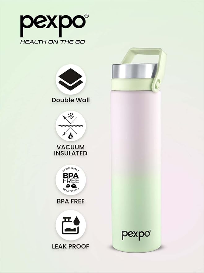 Pexpo Polar Hot & Cold Water Bottle 500 GREEN