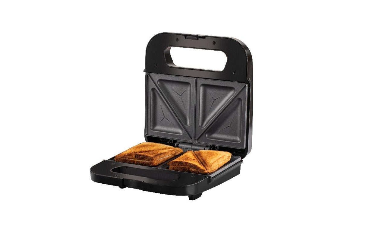 RST750SW 750 Watt Non-Stick Crispy Sandwich Toaster for Multi-Snacks with Fixed Plates
