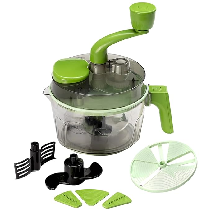 by Stovekraft Tornado Turbo Manual Chopper 1.5 L – Green, Large