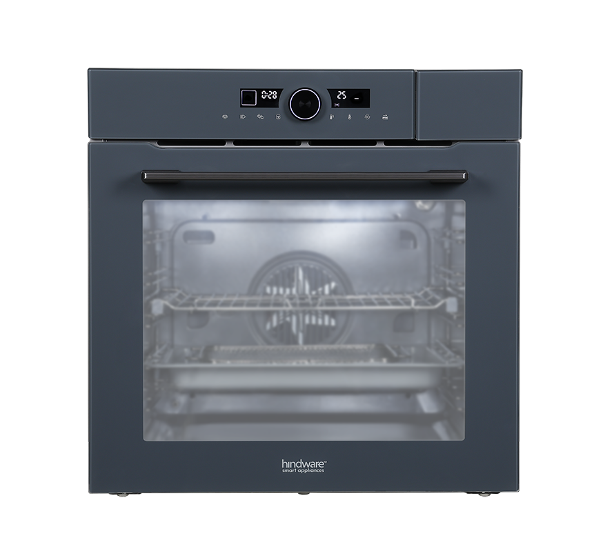 Marcus 80L Grey Built-In Steam Oven with Air Fryer, Grill & Convection