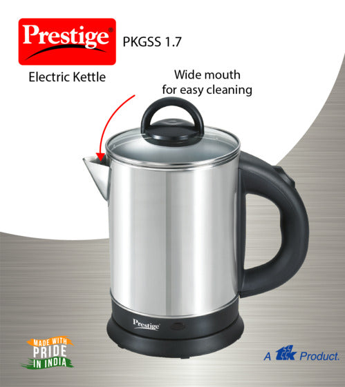 Stainless Steel 1500 Watts Electric Kettle - PKGSS 1.7