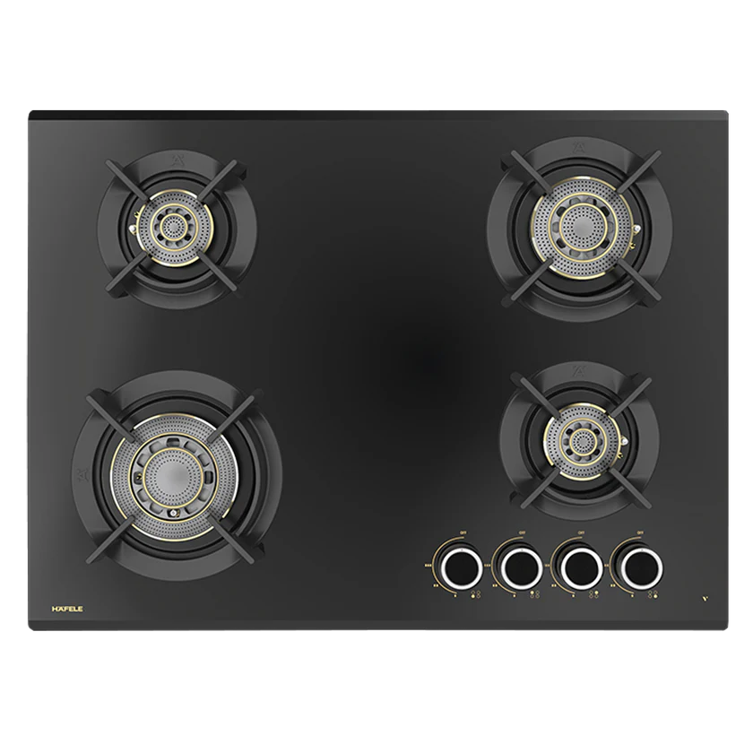 Vortex Series 470 70CM 4 Brass Burners Built-In Hob with FFSD – 538.66.275