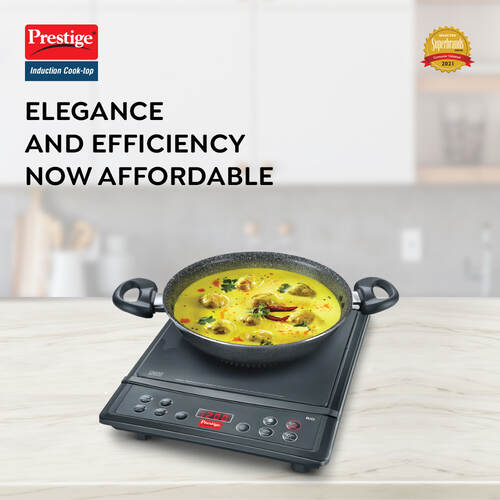 Rio ICT 1200W Induction Cooktop with Indian Menu Options | Energy Saving | Automatic Voltage Regulator | Portable & Eco-Friendly Design
