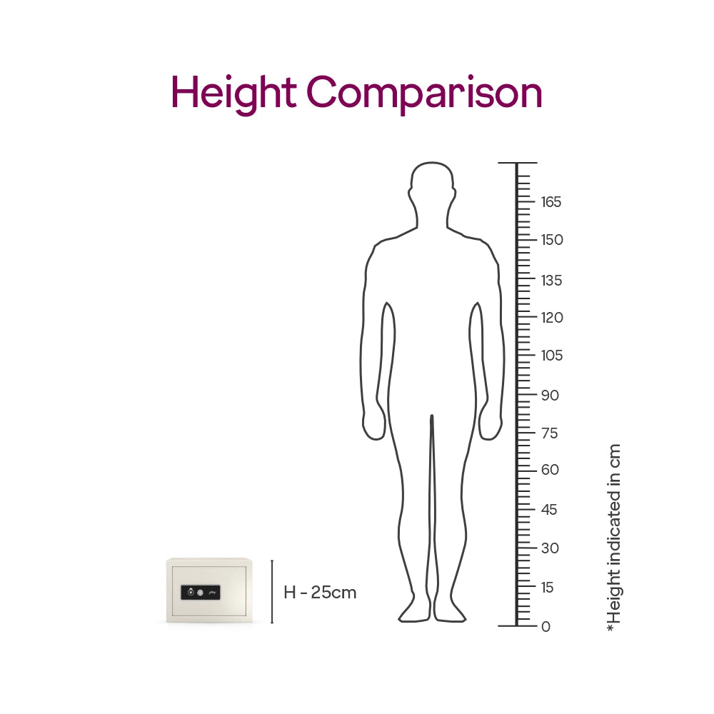 NX Pro Key Lock (15L) Ivory Home Locker