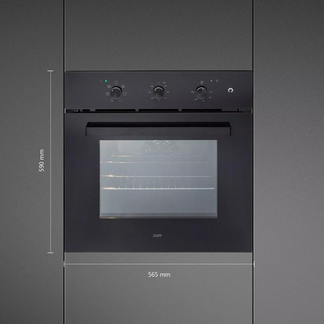 KAFF OV 80 ML 7 | 60cm ELECTRIC OVEN | Extra Large Cavity | Full Black Finish |  Built In Ovens