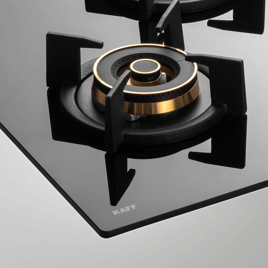 INF 804 – 4 Full Brass High-Efficiency Burners Built-in Hob | Auto Electric Ignition | 80cm | Flame Failure Safety | Heavy Duty Cast Iron Pan Support