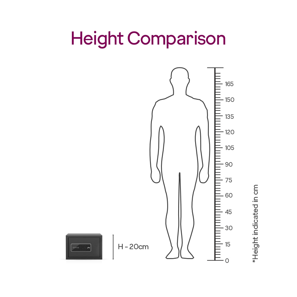 Godrej NX Pro Digital (8L) Ebony Home Locker