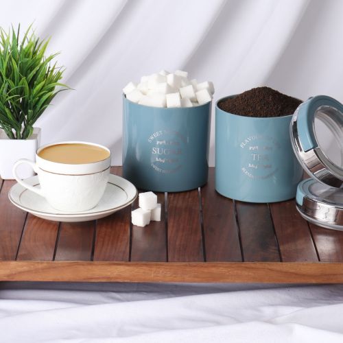 Jaypee plus CLASSIQUE 2 Tea & Sugar Containers Set of 2 Blue 2N - 750 ml