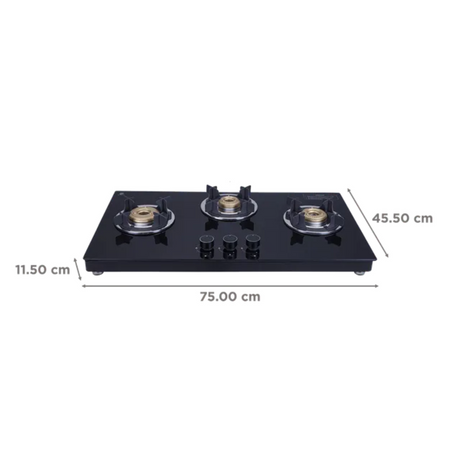 773 CT VETRO TKN CROWN DT AI Elica Slimmest 3 Burner